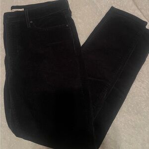 Levi Women’s Black Corduroy Jeans - Classic Straight Fit